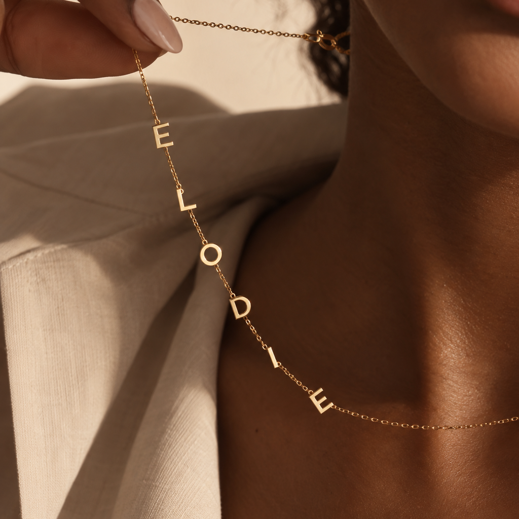 LEGAMI · Collana personalizzata con iniziali