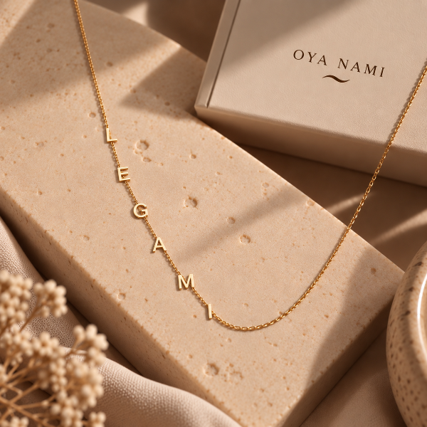 LEGAMI · Collana personalizzata con iniziali