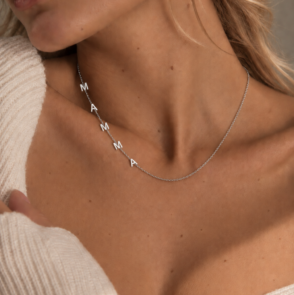 LEGAMI · Collana personalizzata con iniziali